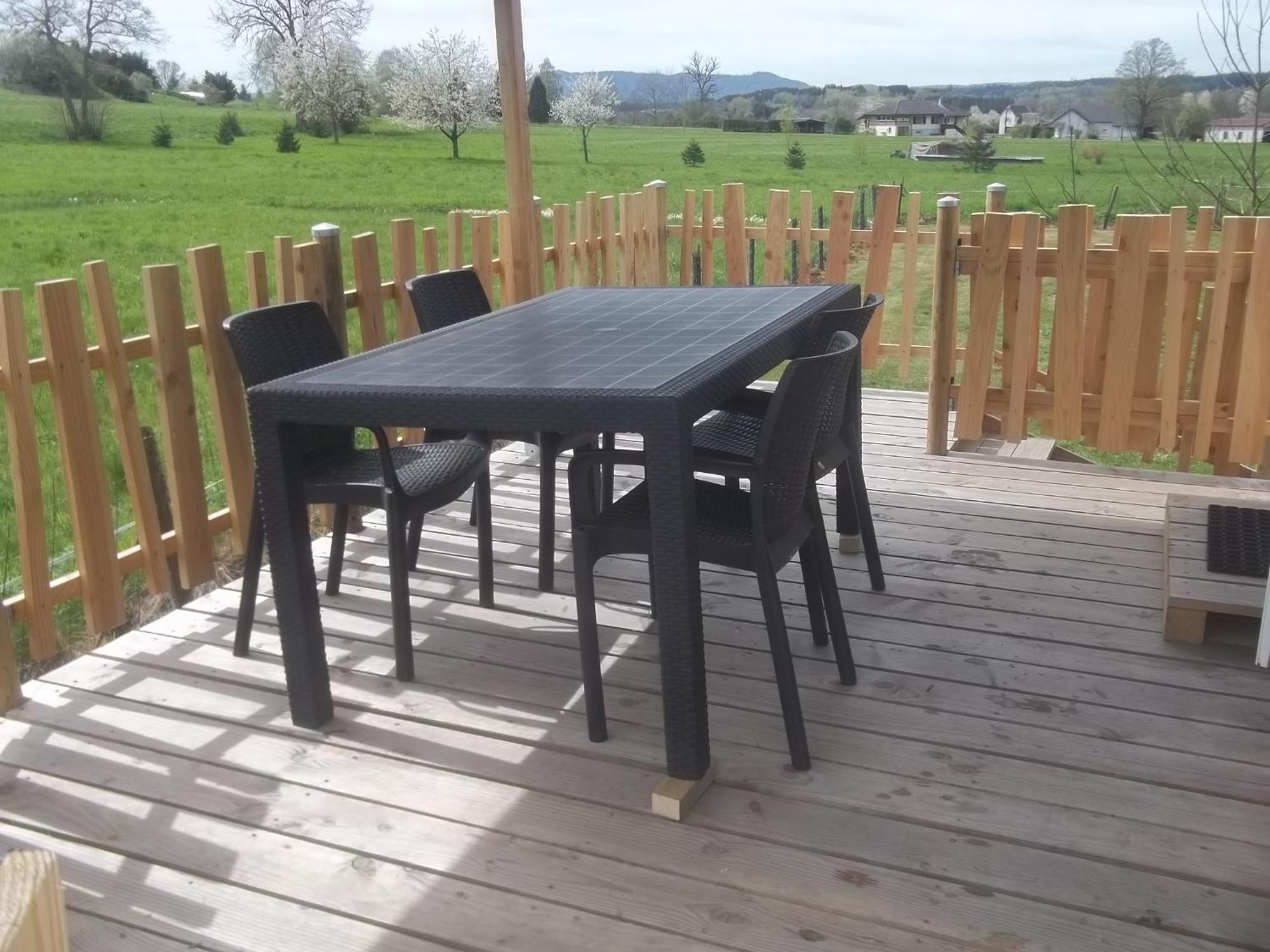 camping aire du gros pré Lesseux Exterior foto